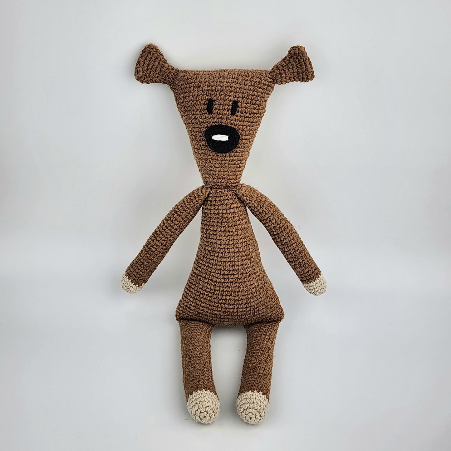 Mr Bean's Teddy Bear - Handmade Crochet Soft Toy - (Pre-Order)