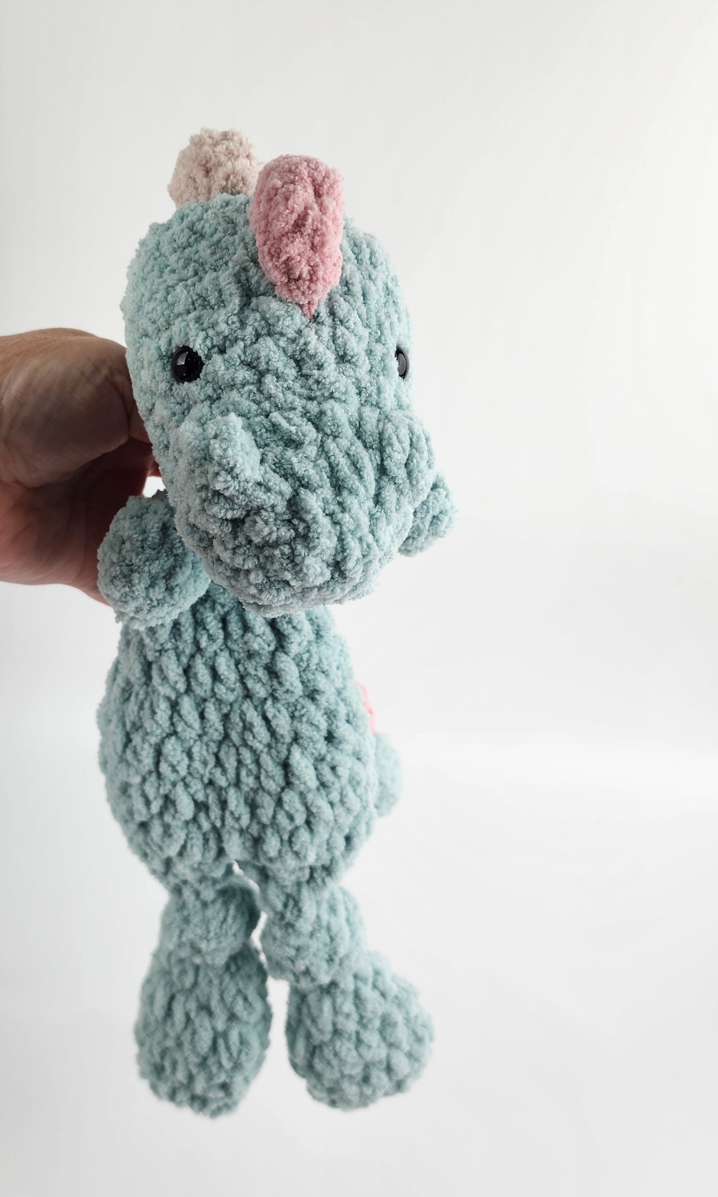Dinosaur Snuggler - Blue - Ready to Ship