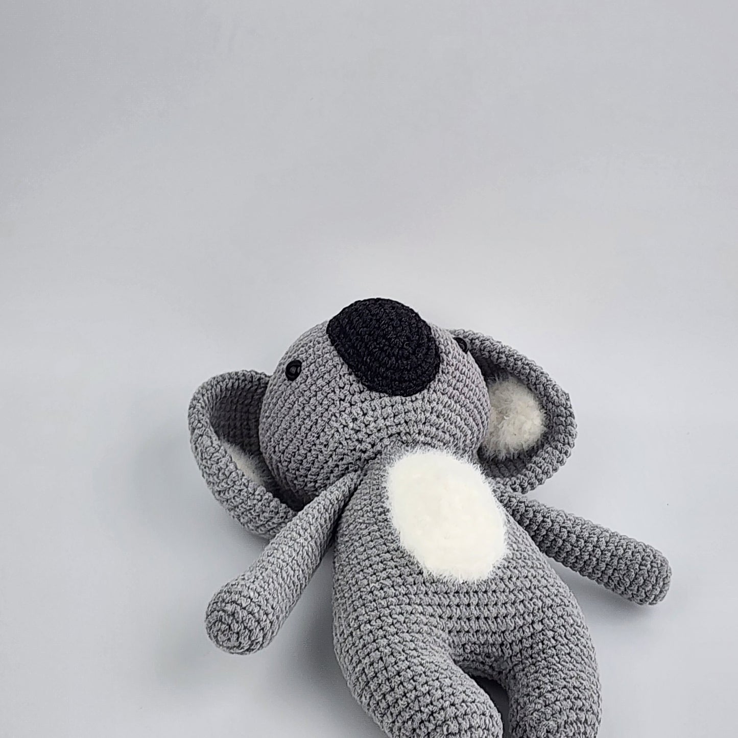 'Cuddles' Koala Bear - Pink Scalf Handmade Crochet Soft Toy