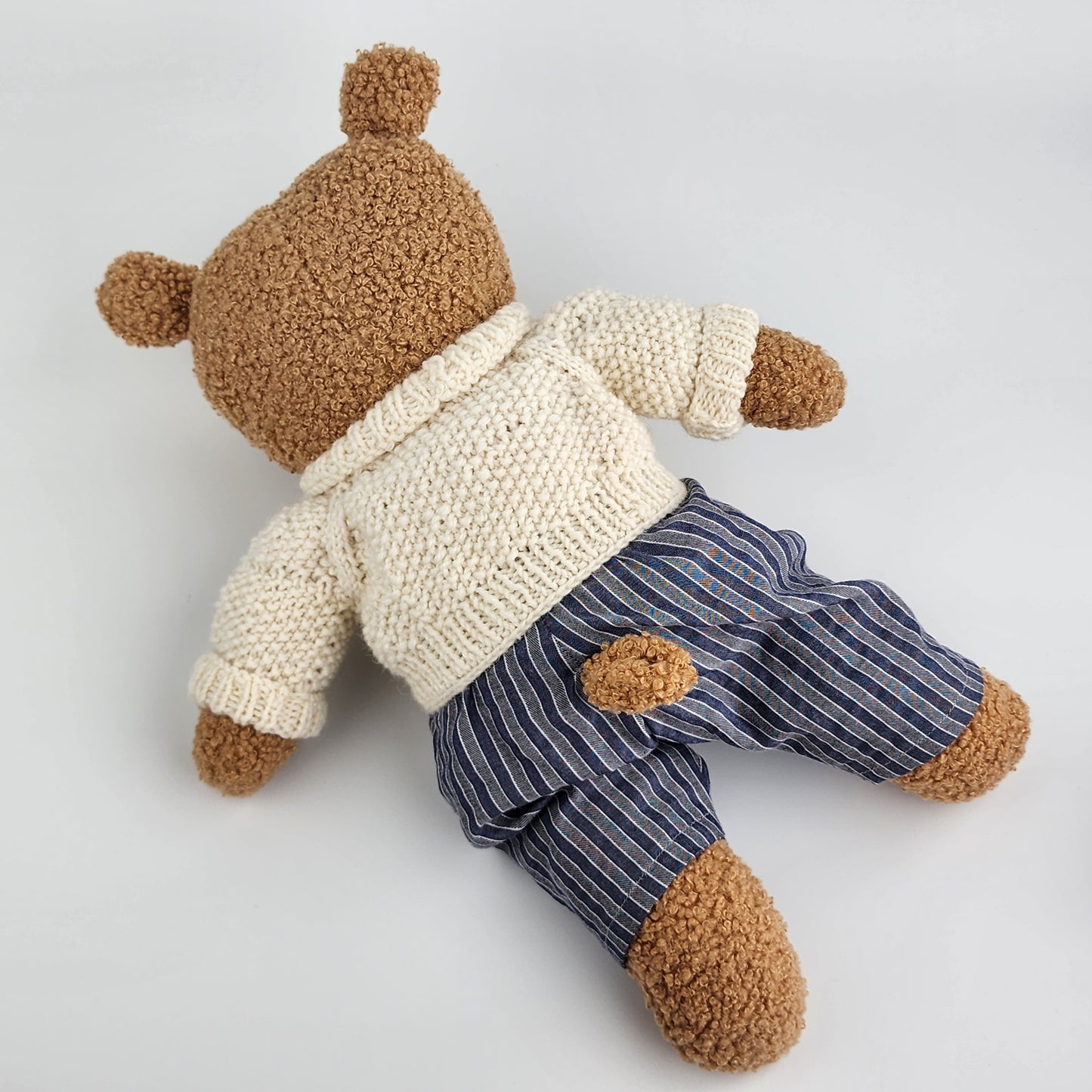 Cuddles the Bear - Handmade Boucle Teddy Bear - Ready to Ship
