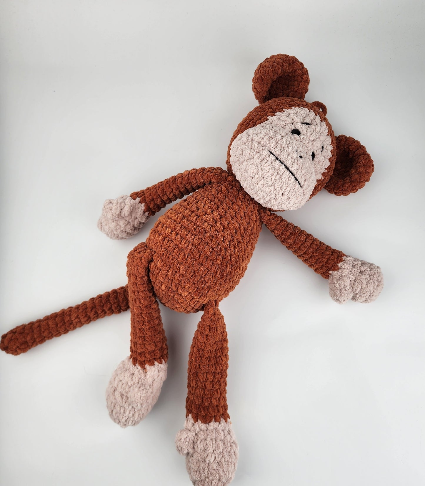 NEW - Mocha the Monkey - Handmade Crochet Soft Toy - Ready to Ship