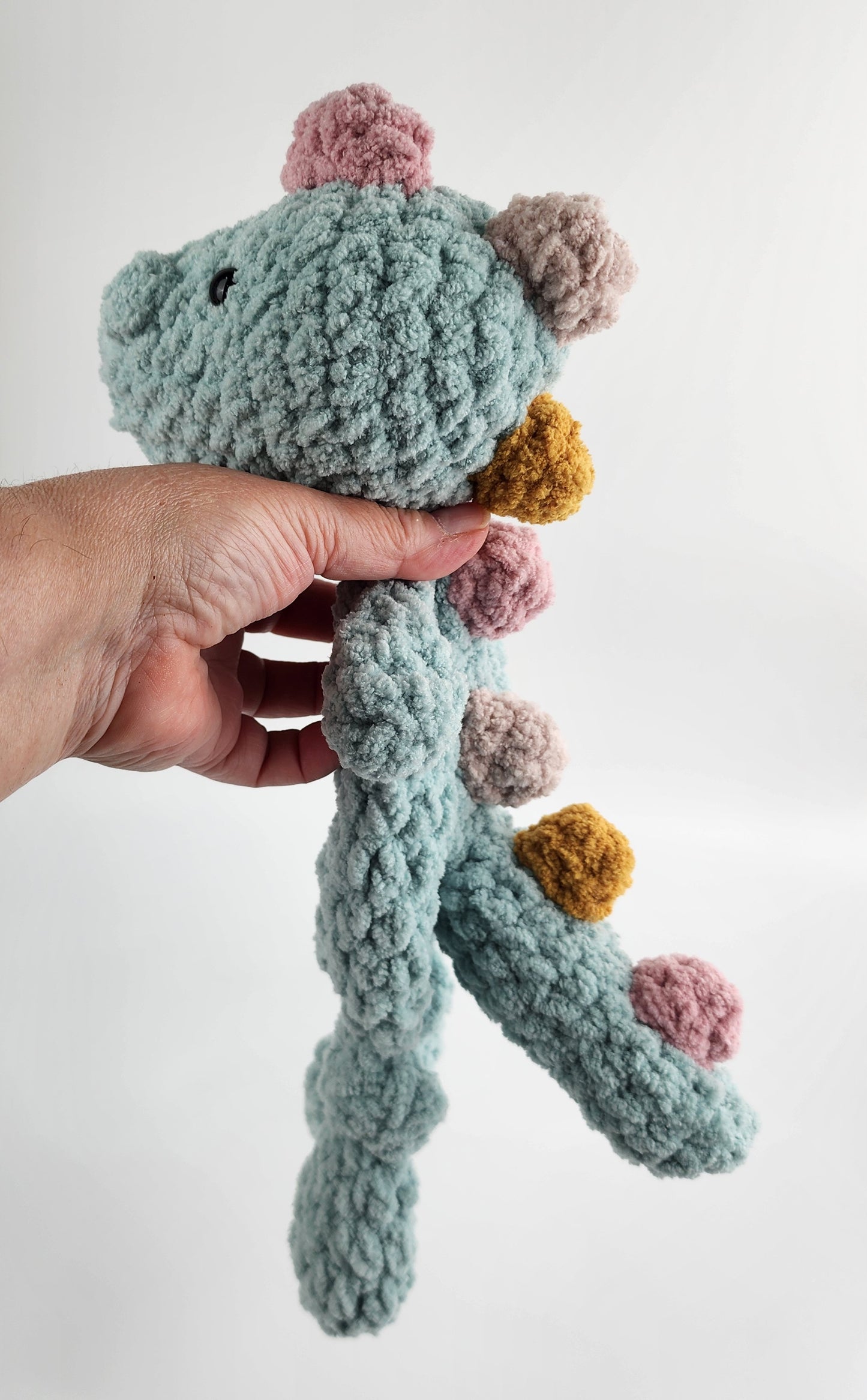 Dinosaur Snuggler - Blue - Ready to Ship