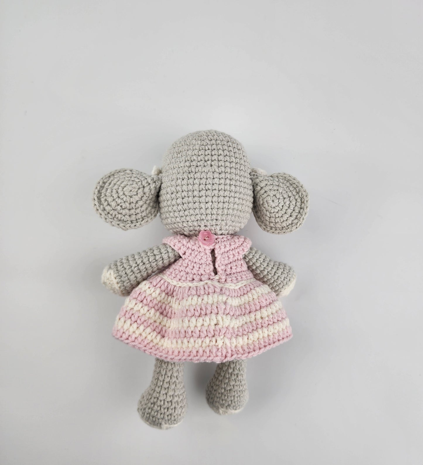 Daisy the Elephant- Handmade Crochet Soft Toy -Ready to ship
