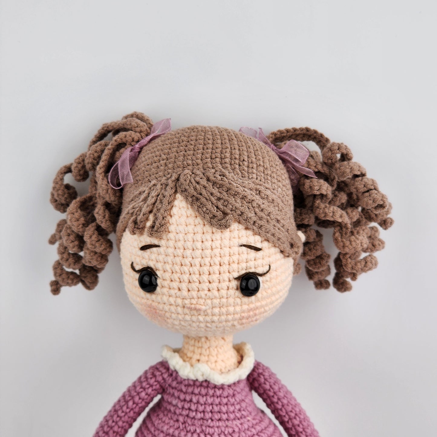 Handmade Crochet 'Nancy' Doll - Ready to Ship