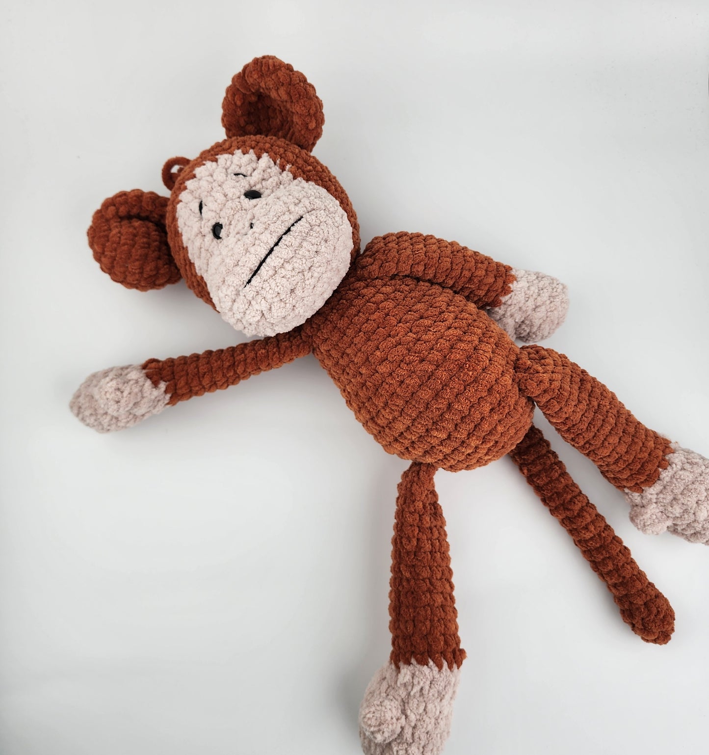 NEW - Mocha the Monkey - Handmade Crochet Soft Toy - Ready to Ship