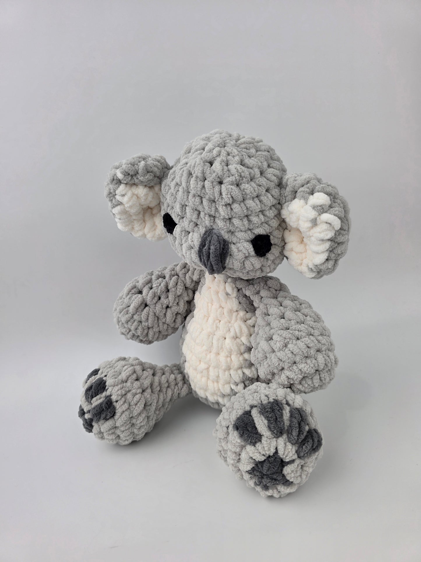 Plush Koala Bear - Handmade Crochet Soft Toy