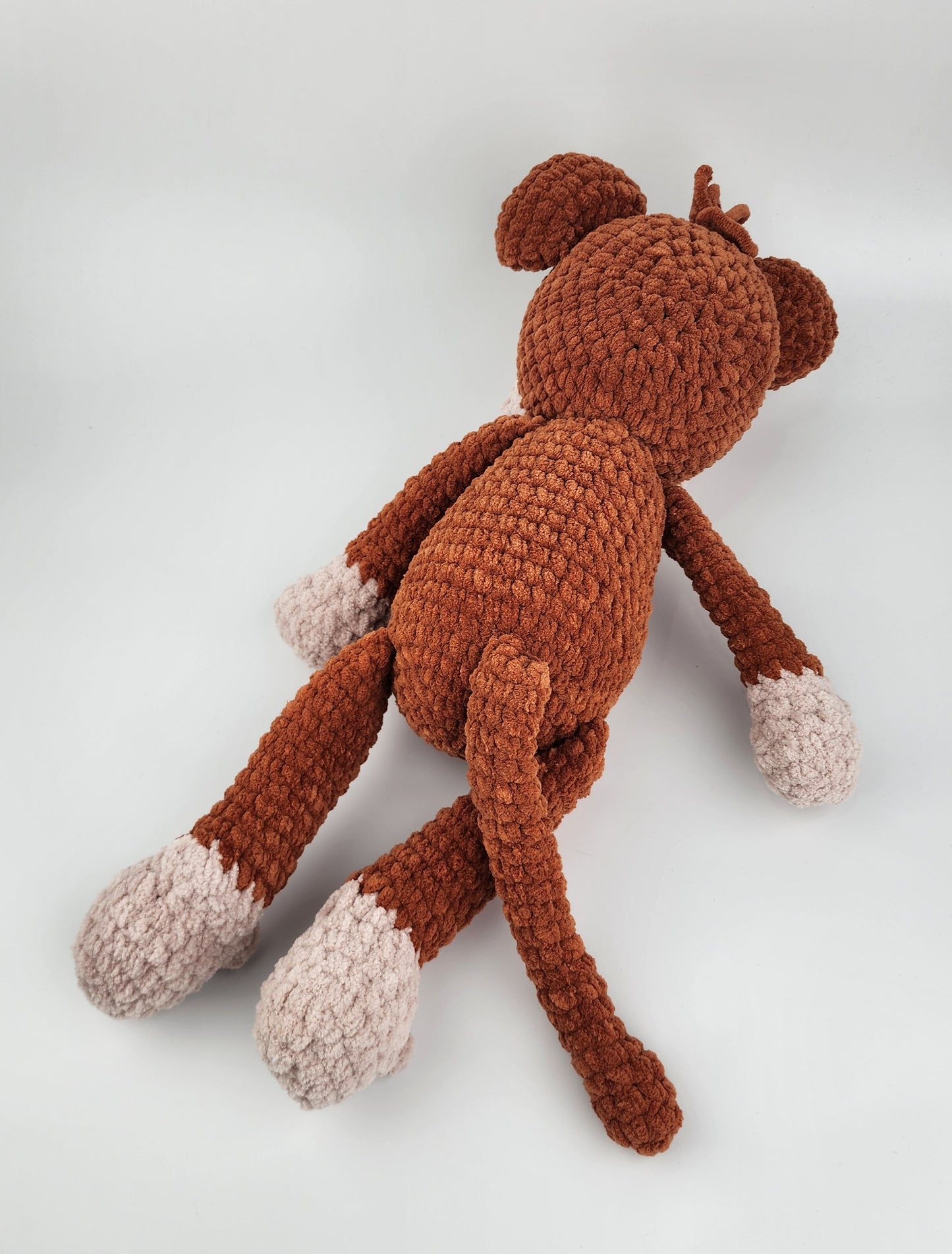 NEW - Mocha the Monkey - Handmade Crochet Soft Toy - Ready to Ship