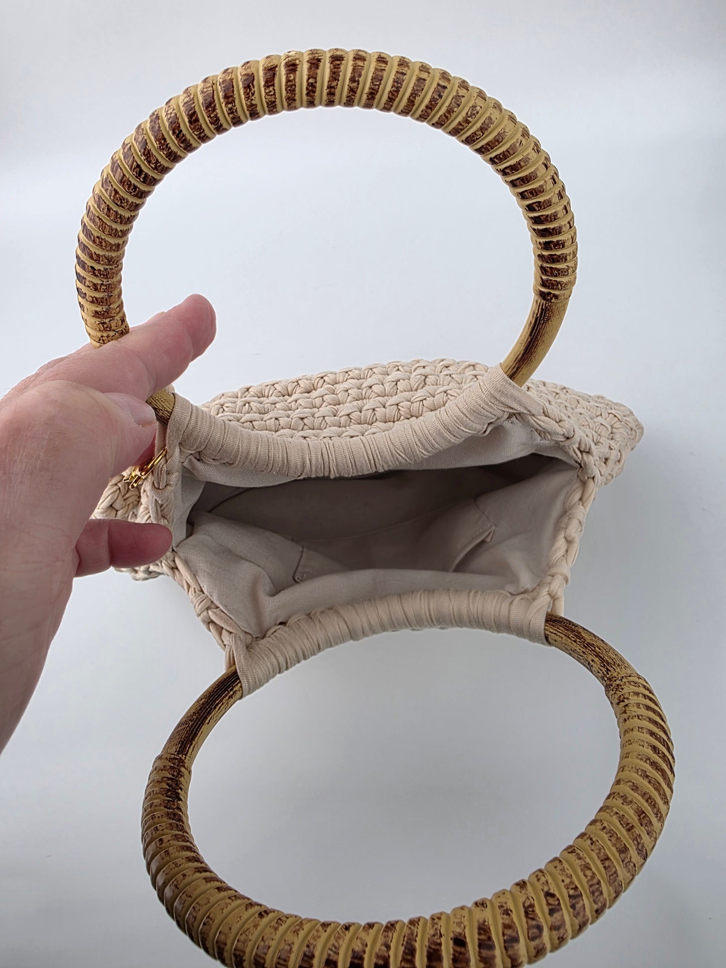 Stylish Summer Day Crochet Handbag