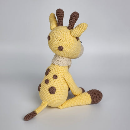 Pre-Order - Sunny the Giraffe - Handmade Crochet Soft Toy