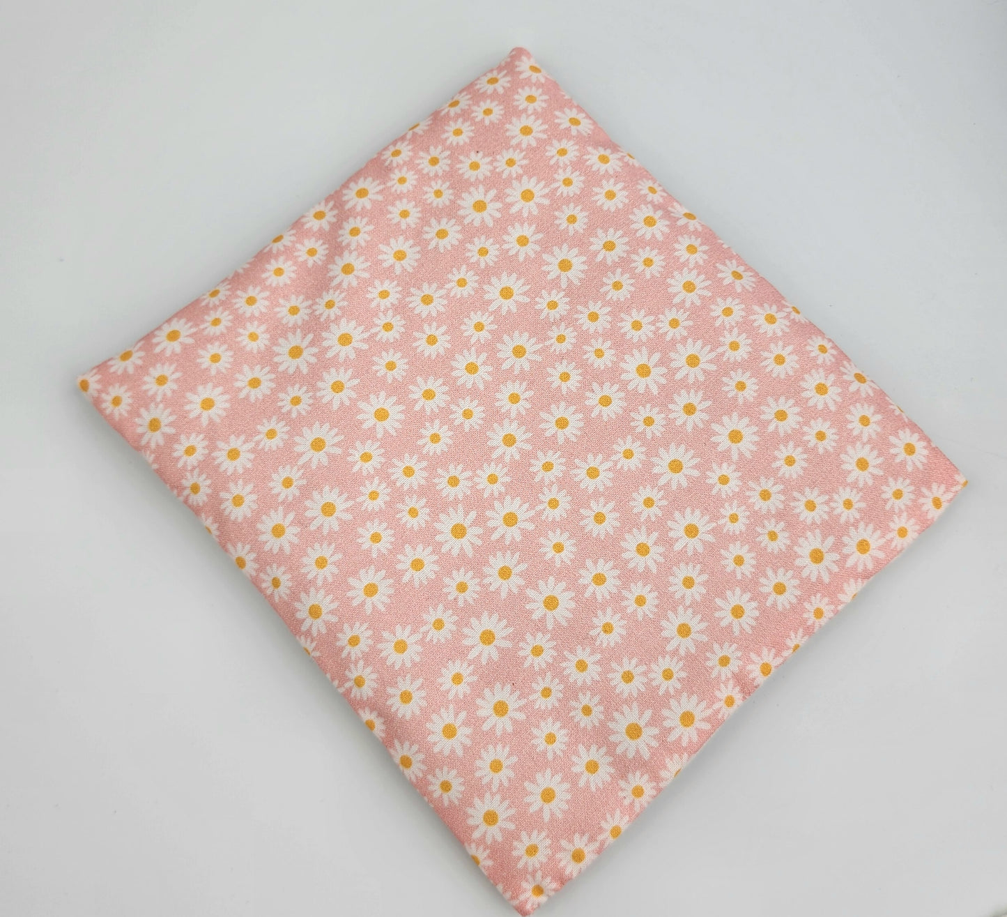 Daisy Cotton Reversible Doll Quilt/Blanket - Pink