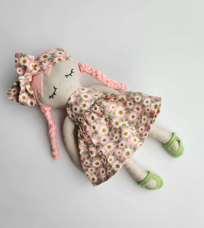 'Sally' - 27cm Handmade Cloth Doll