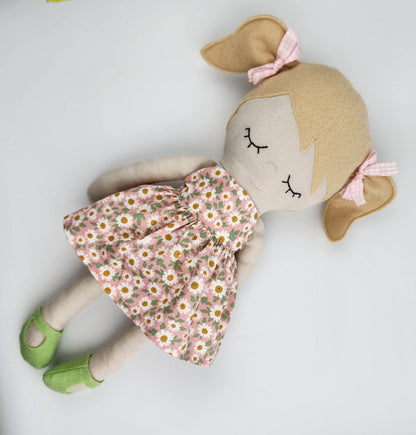 'Sarah ' Large 36cm Handmade Cloth Doll