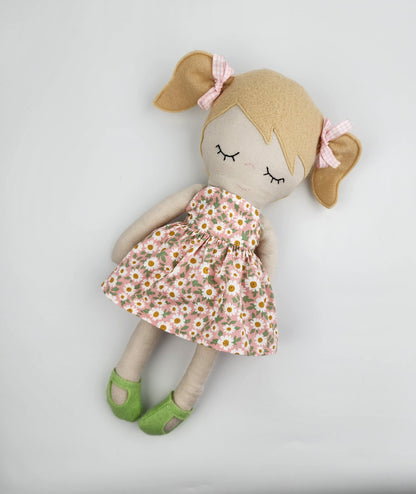 'Sarah ' Large 36cm Handmade Cloth Doll