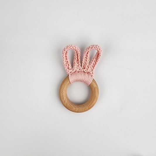 Bunny Ears Teether - Pink