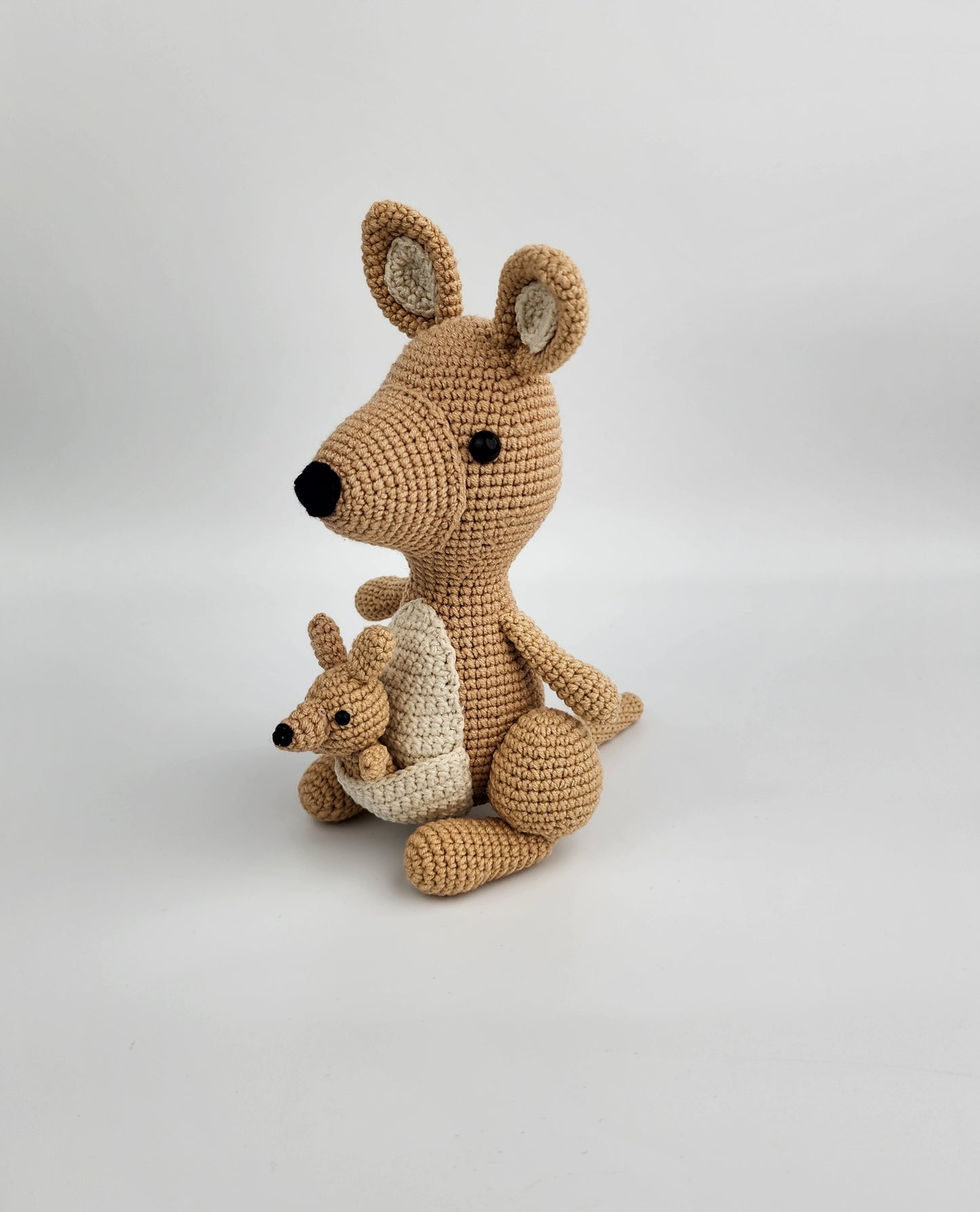 Pre-Order - Kangaroo - Handmade Crochet Soft Toy