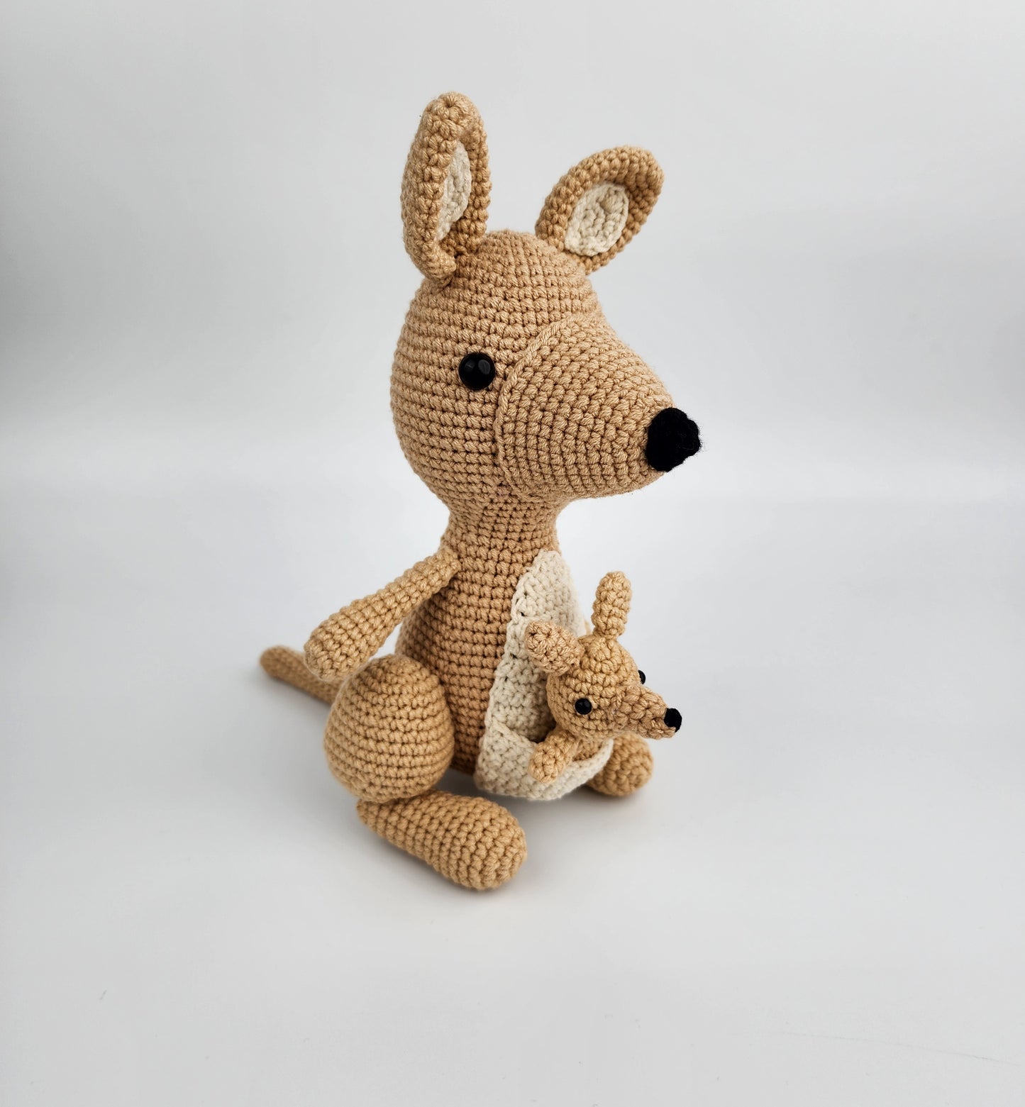 Pre-Order - Kangaroo - Handmade Crochet Soft Toy