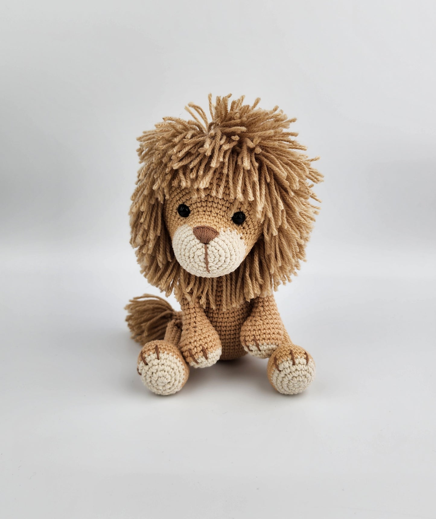 Pre-Order - Leo the Lion - Handmade Amigurumi Crochet Soft Toy