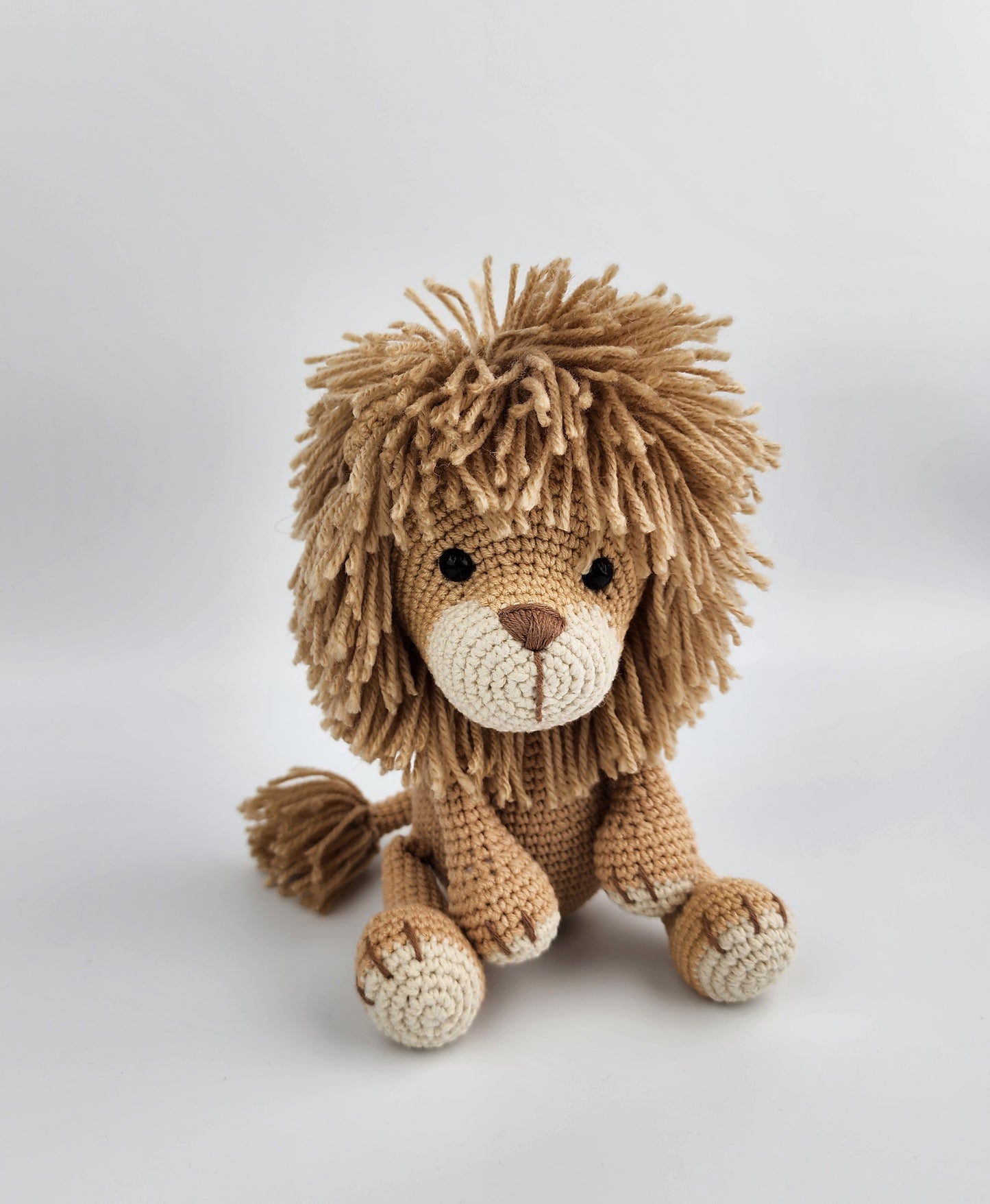 Pre-Order - Leo the Lion - Handmade Amigurumi Crochet Soft Toy