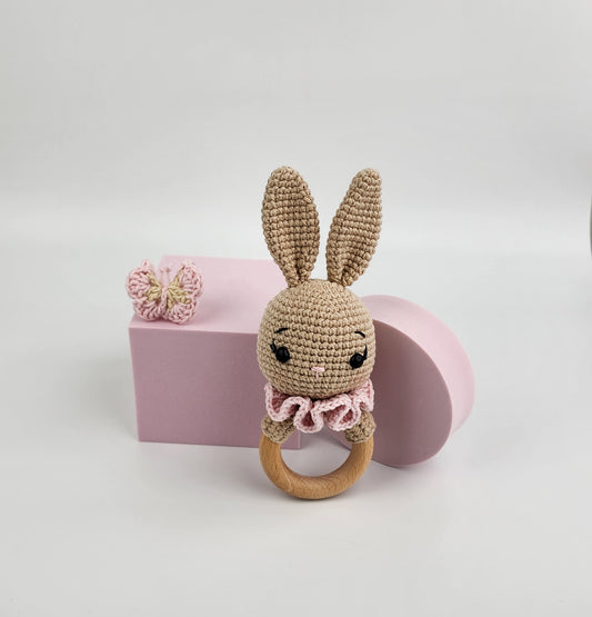 Pre-order - Sweet Bunny Baby Rattle