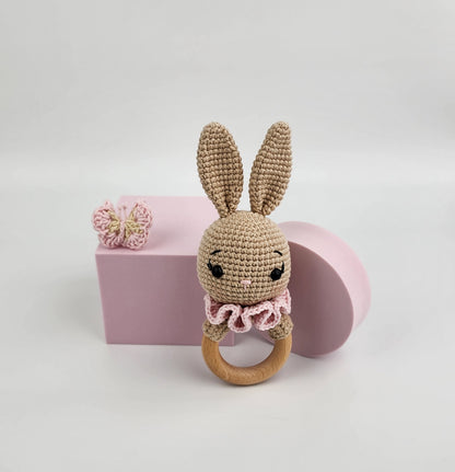 Pre-order - Sweet Bunny Baby Gift Box - Handmade Crochet Soft Toys