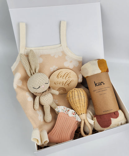 Hello World Baby Gift Box Hamper - Ready to ship