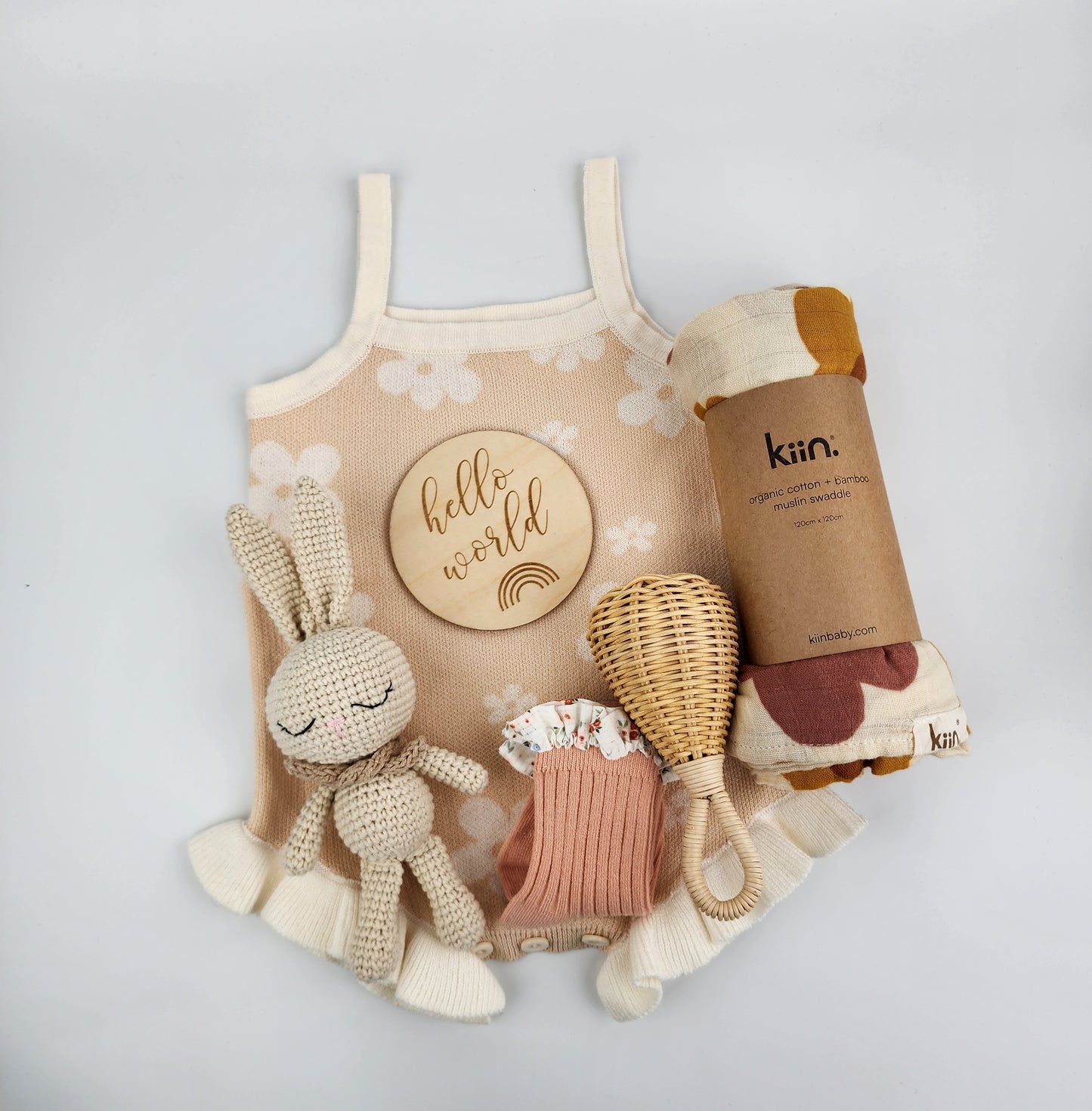 Hello World Baby Gift Box Hamper - Ready to ship