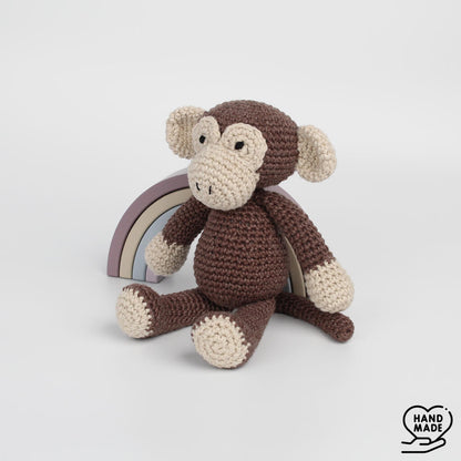 handmade crochet monkey soft toy