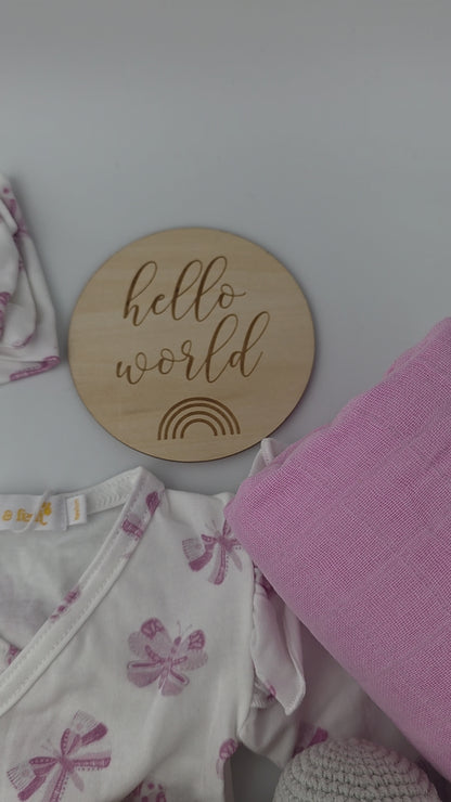 Deluxe Baby Girl Gift Box Hamper