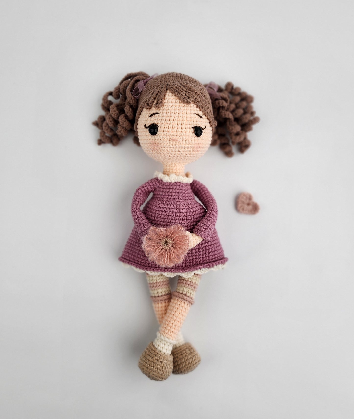 Handmade Crochet 'Nancy' Doll