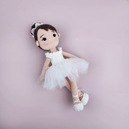 Made to Order - Angelina the Ballerina in white dress.