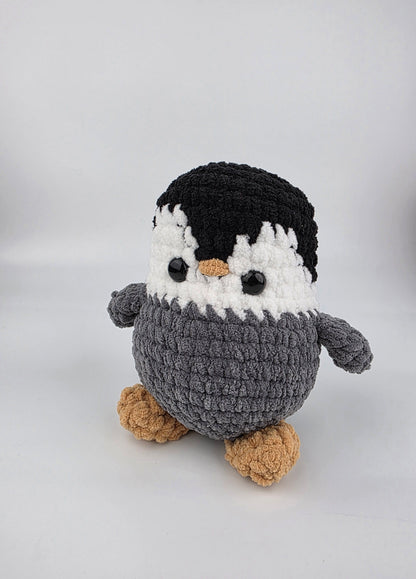 Frosty the Penguin - Handmade Crochet Soft Toy - Ready to Ship