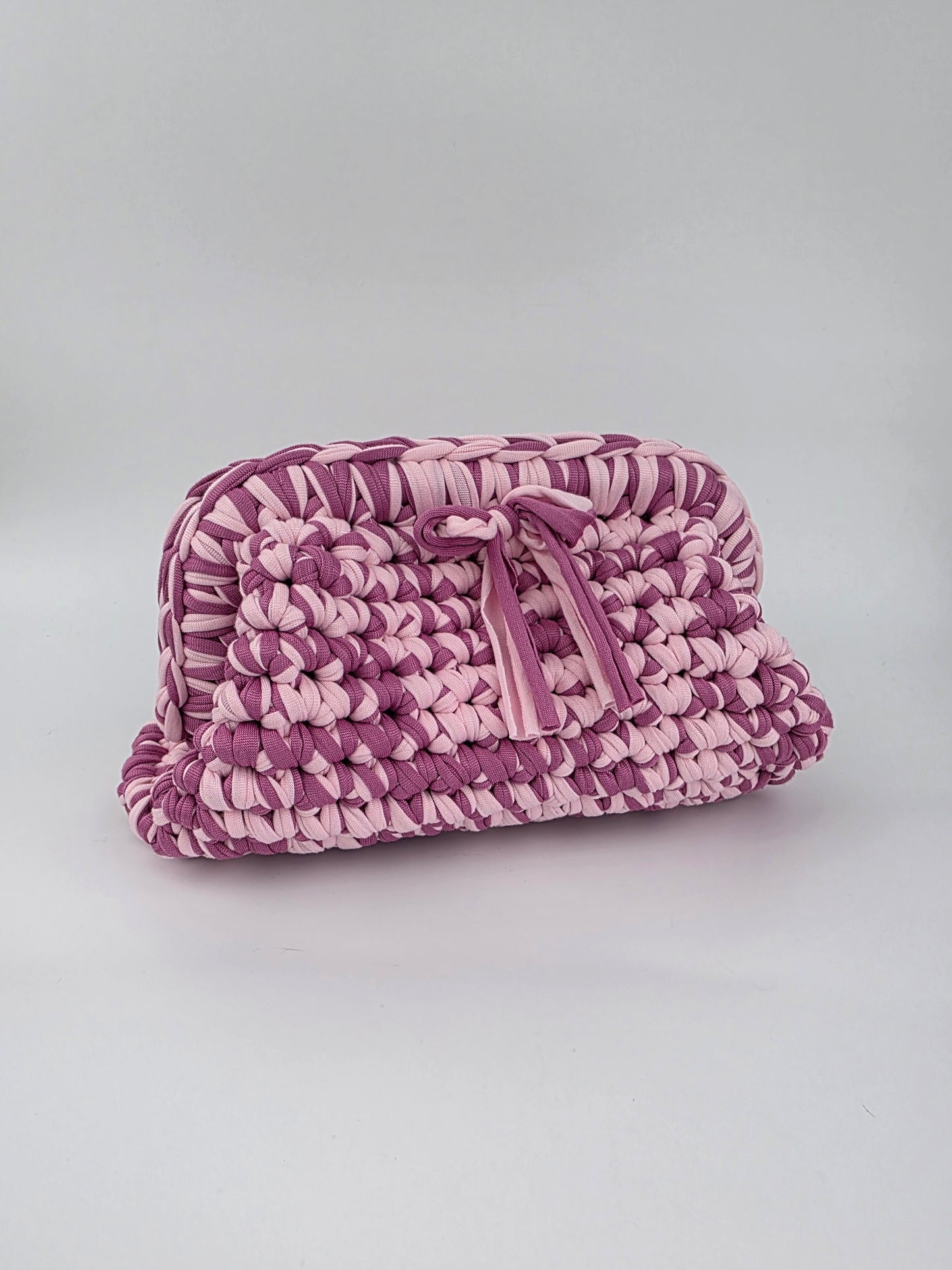 'Cherry' Crochet Clutch Handbag - Ready to Ship - Reduced to clear