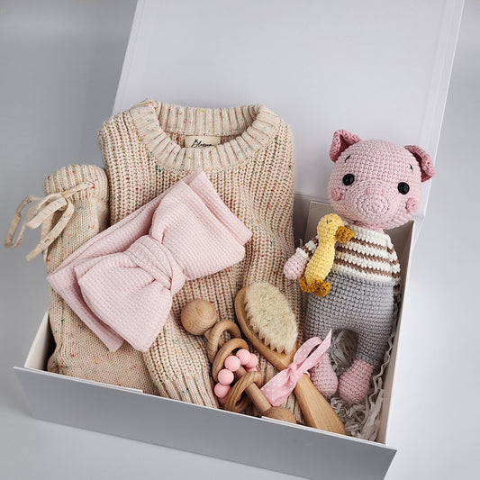 Newborn Baby Girl Gift Box Hamper