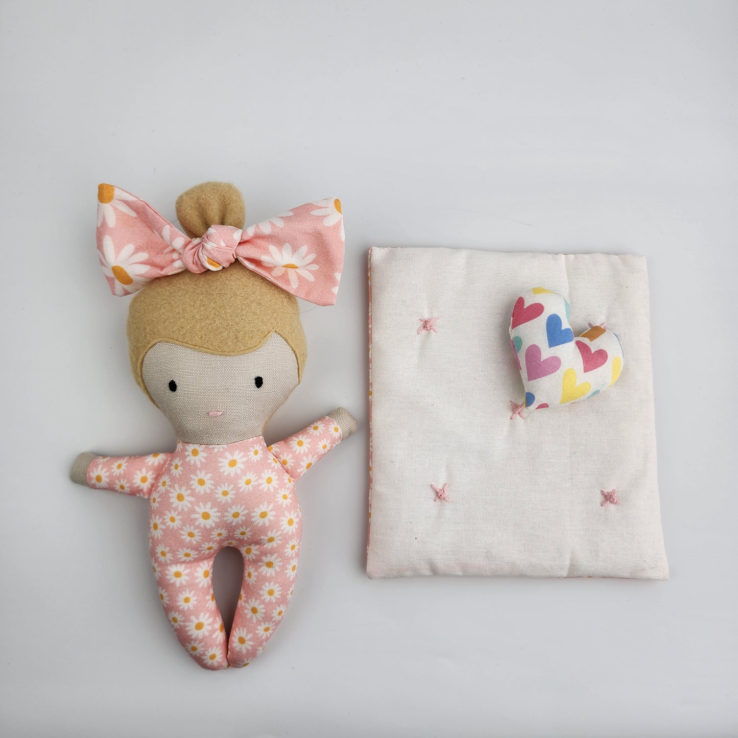 BUNDLE - Mini Baby Doll 'Tillie' and bedding