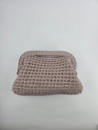 'Natasha' Handmade Crochet Clutch Handbag - Ready to Ship