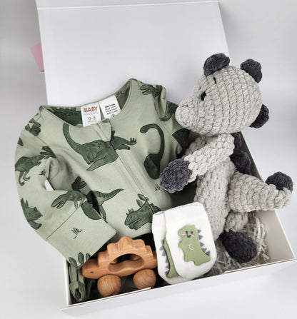 Dinosaur Snuggler Gift Box Hamper - Ready to Ship