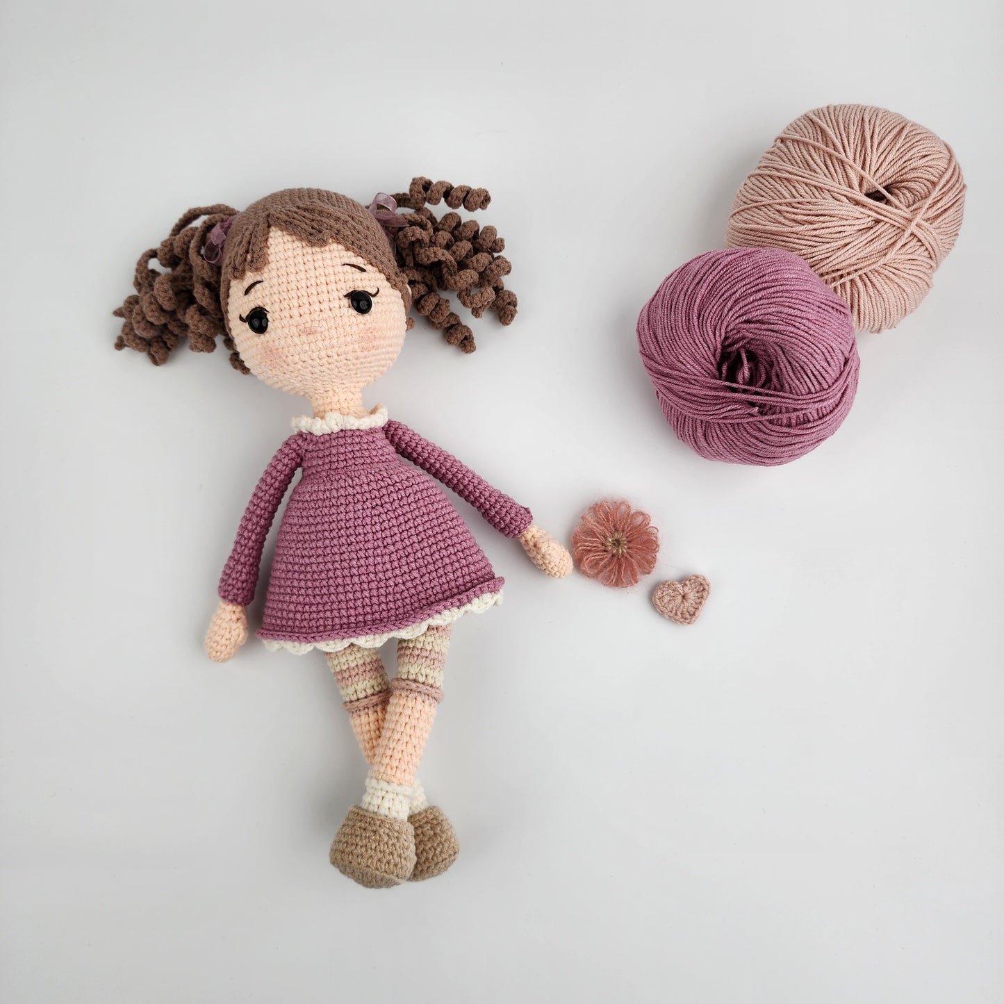 Handmade Crochet 'Nancy' Doll