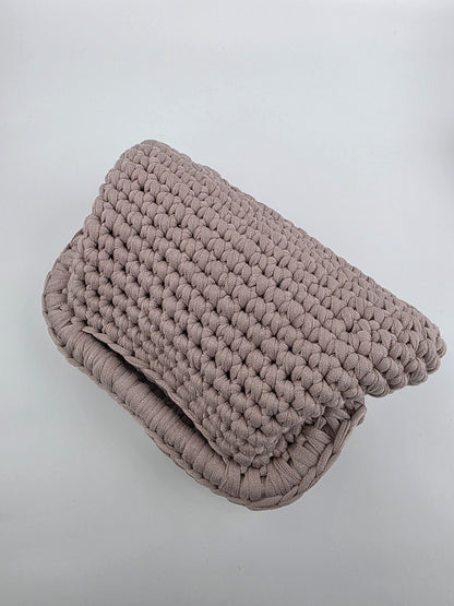 'Natasha' Handmade Crochet Clutch Handbag - Ready to Ship