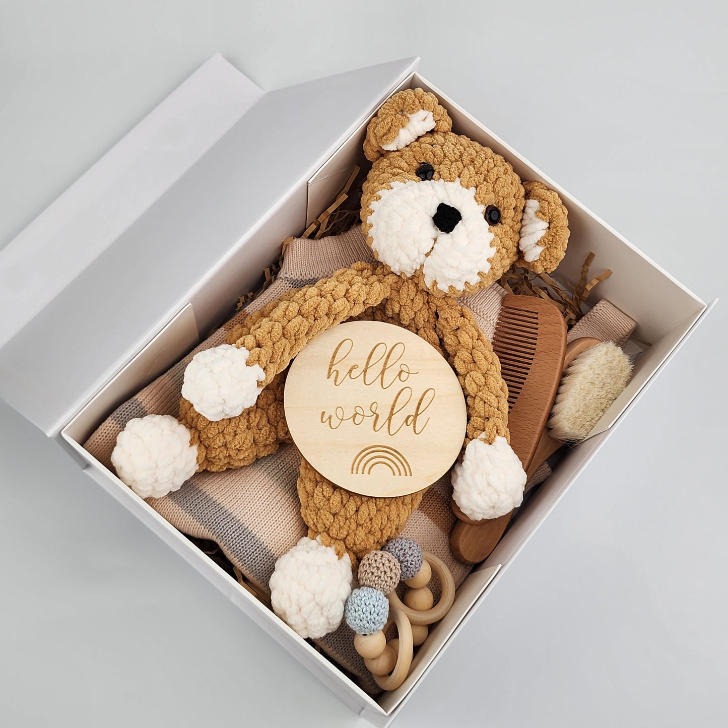 NEW Snuggler Bear Gift Box Hamper - Ready to Ship