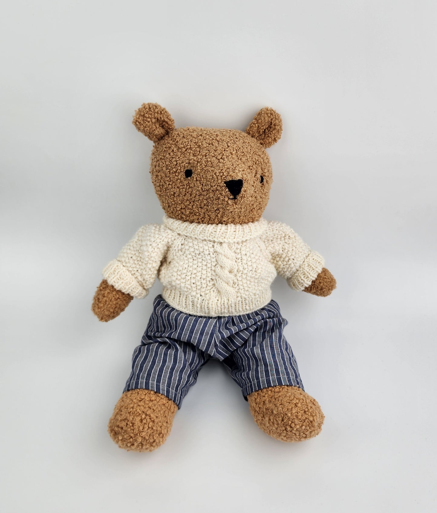 Cuddles the Bear - Handmade Boucle Teddy Bear