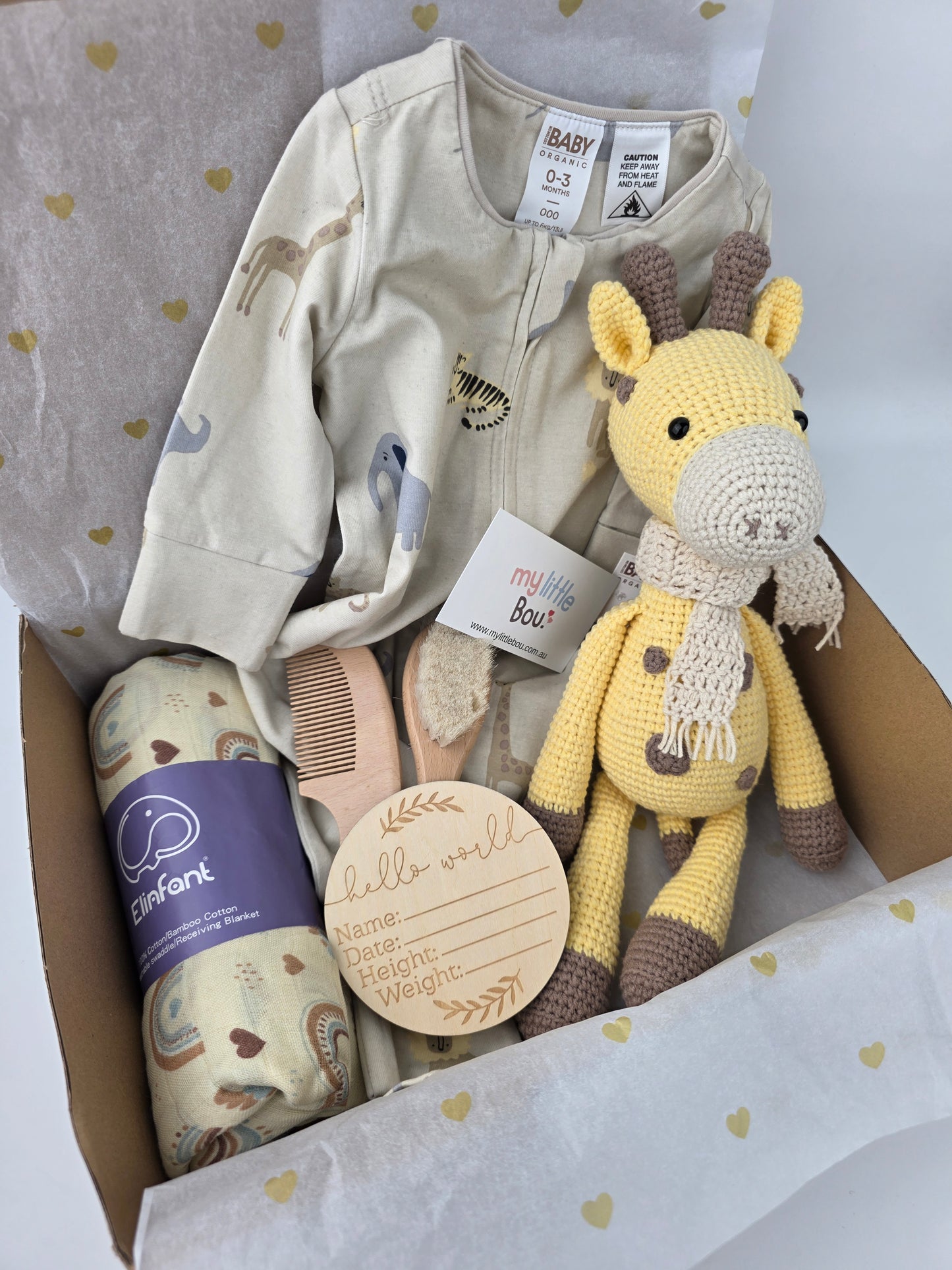 Pre-Order - Giraffe Baby Gift Box  Hamper