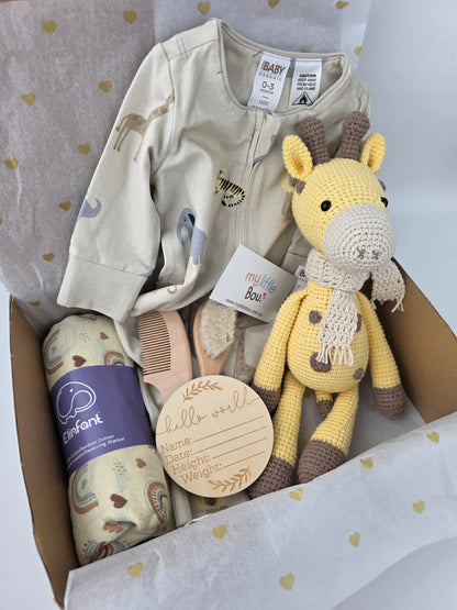 Pre-Order - Giraffe Baby Gift Box  Hamper