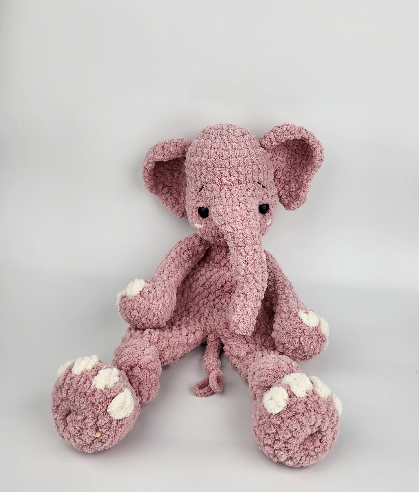 Ellie the Elephant Snuggler - Handmade - Ready to Ship