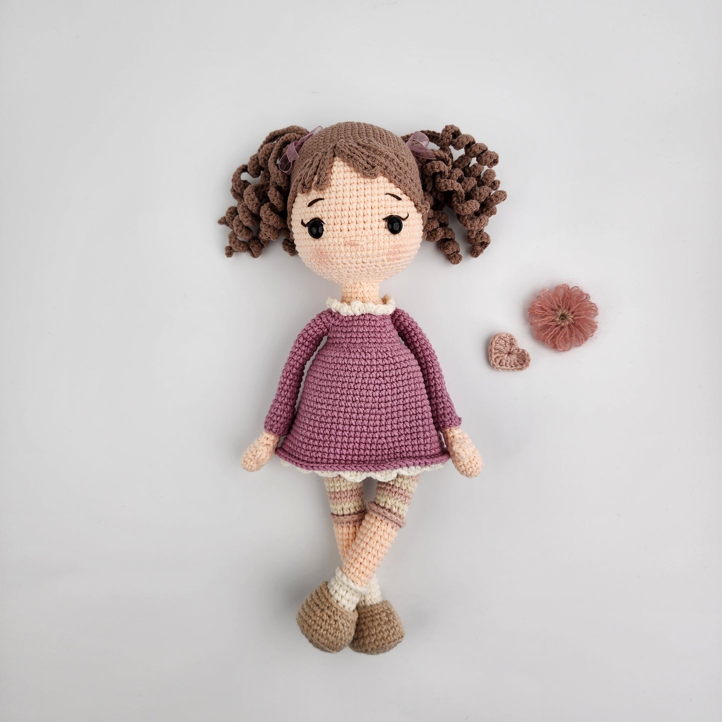 Handmade Crochet 'Nancy' Doll