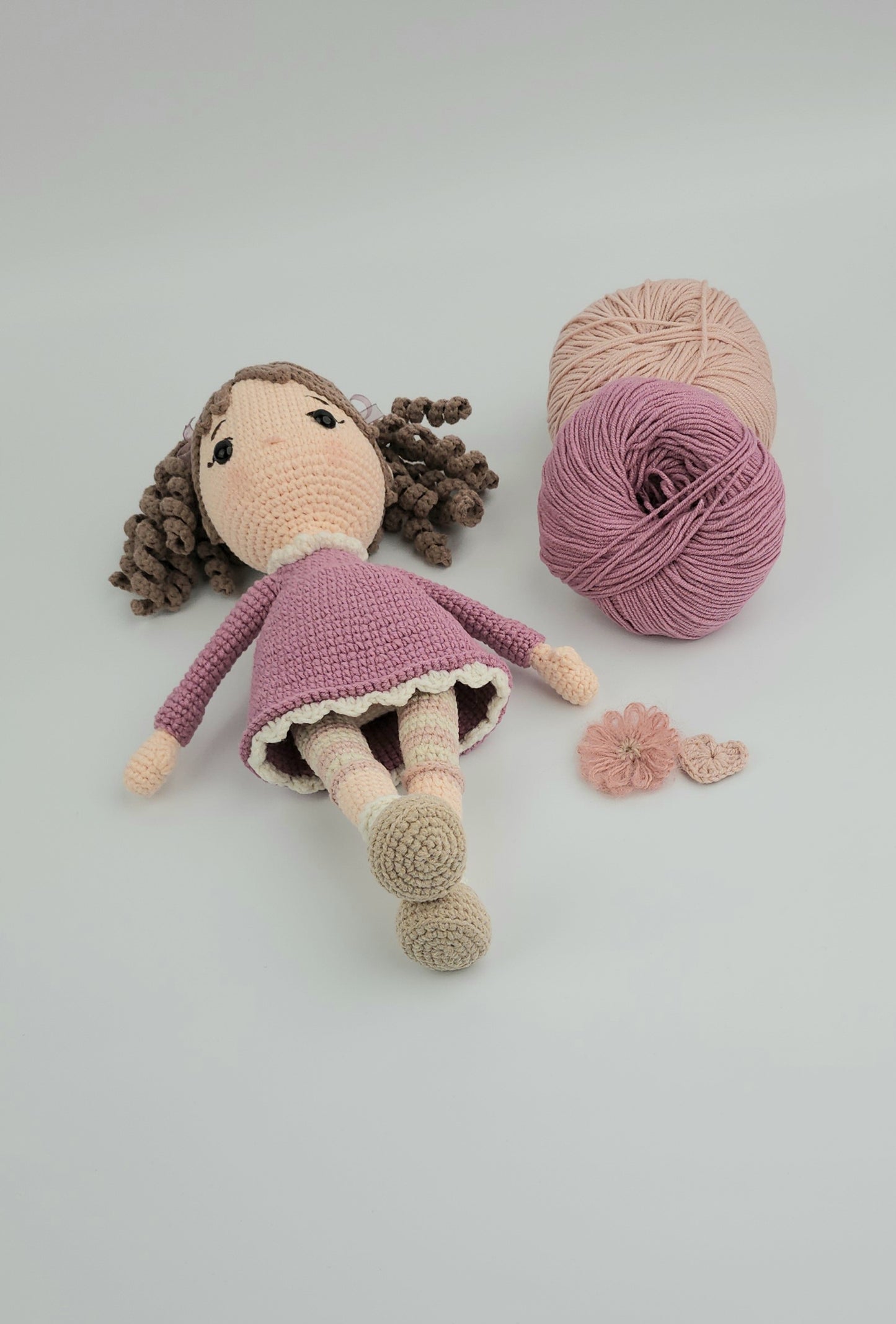 Handmade Crochet 'Nancy' Doll