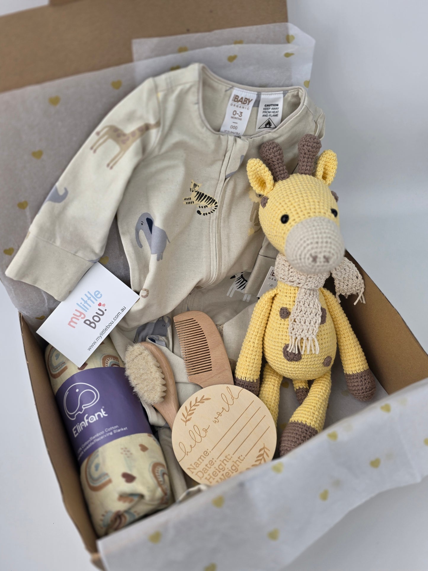 Pre-Order - Giraffe Baby Gift Box  Hamper
