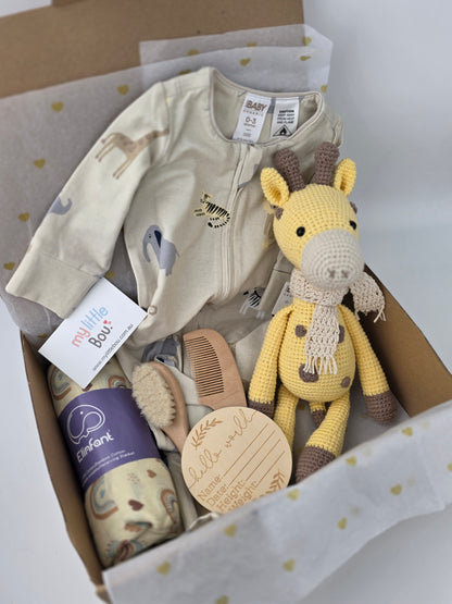 Pre-Order - Giraffe Baby Gift Box  Hamper