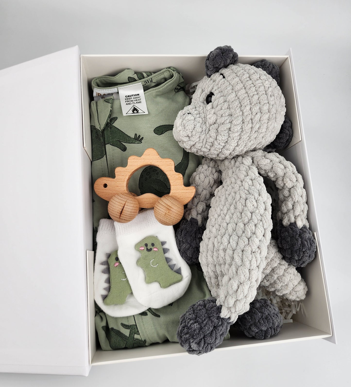 Dinosaur Snuggler Gift Box Hamper - Ready to Ship