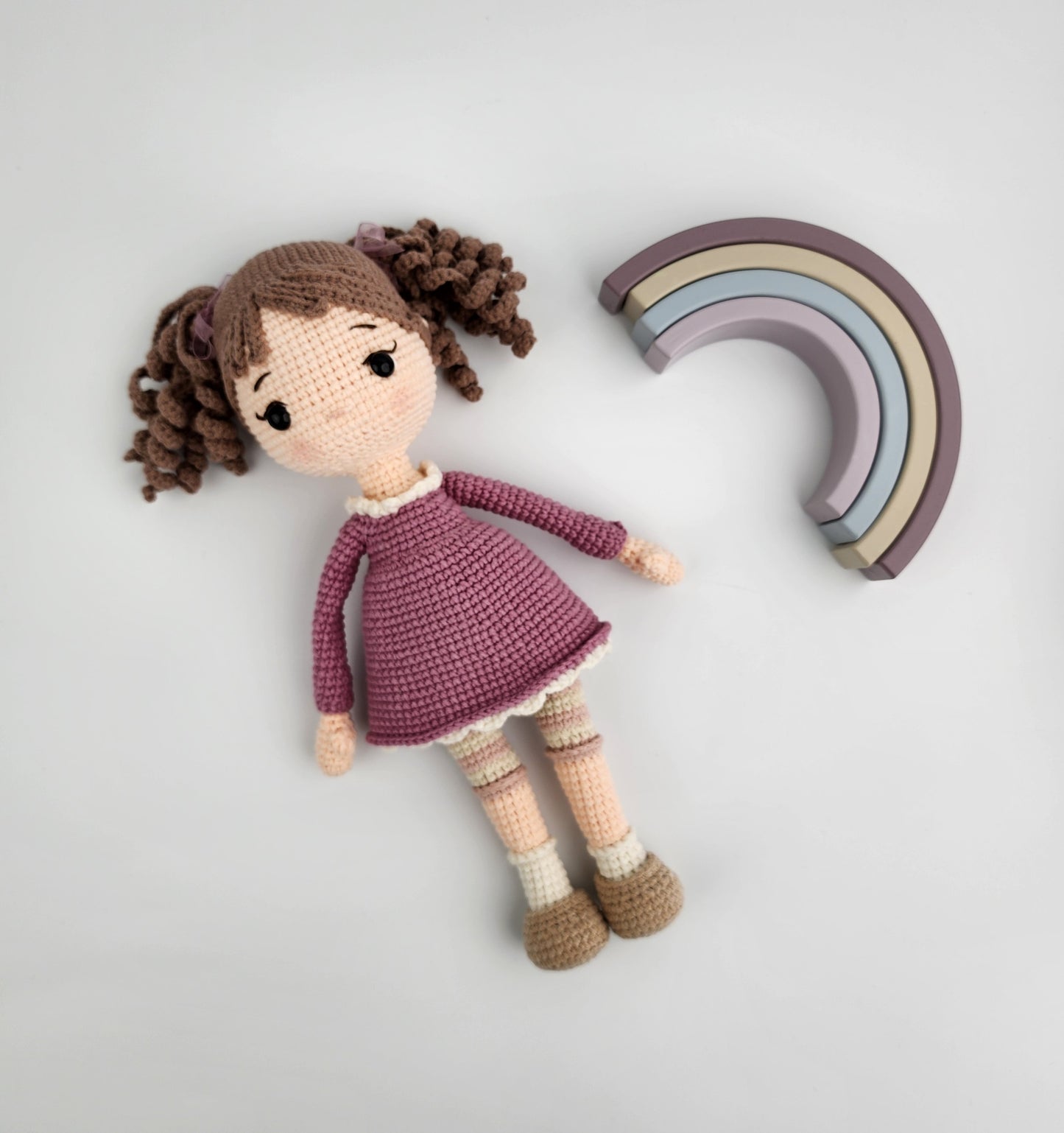 Handmade Crochet 'Nancy' Doll