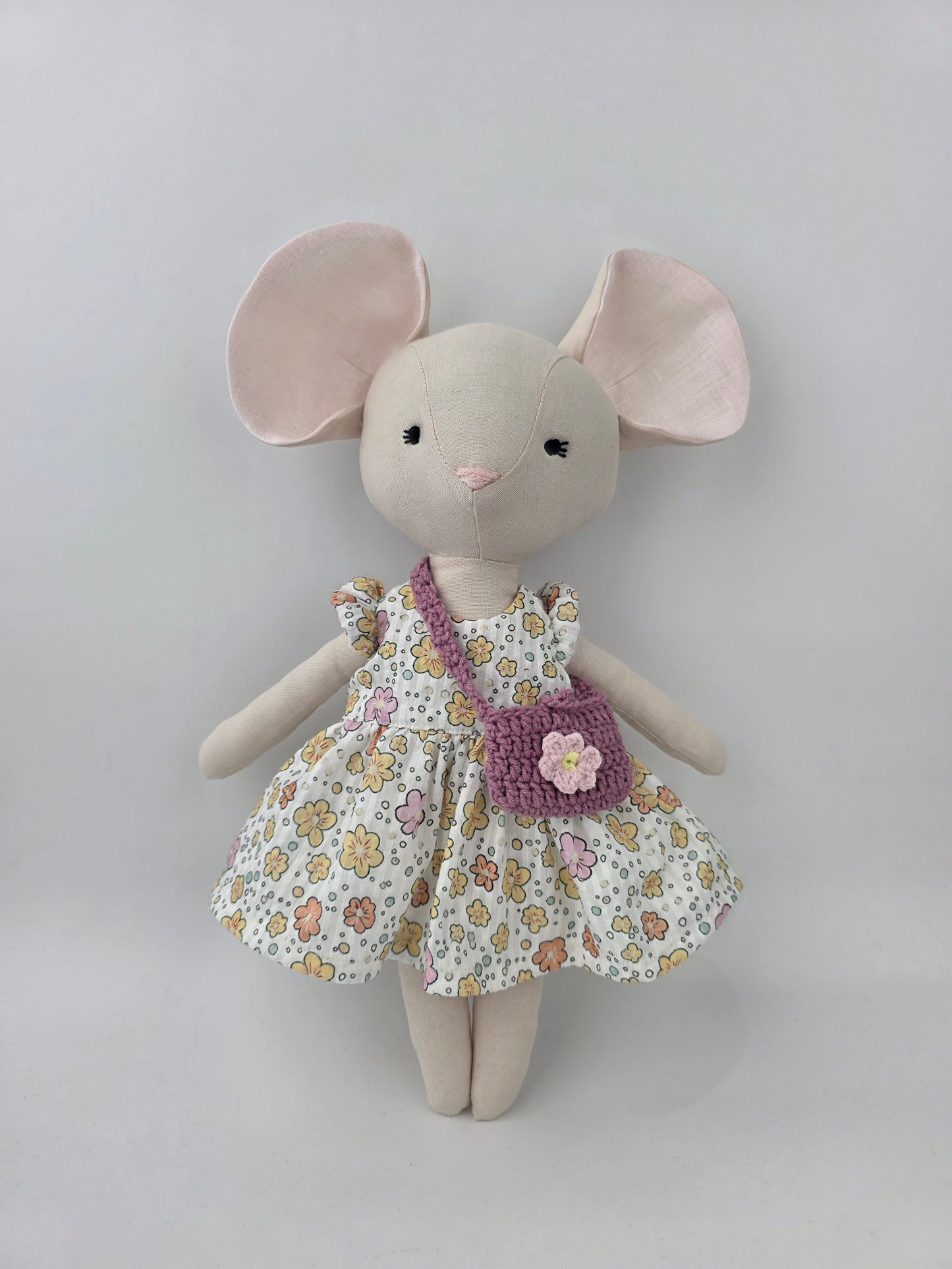 Miss Mousey Doll- Handmade